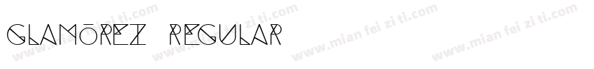 Glamorez Regular字体转换